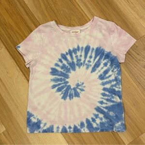 Cat & Jack Pink and Blue Swirl Kids Tee